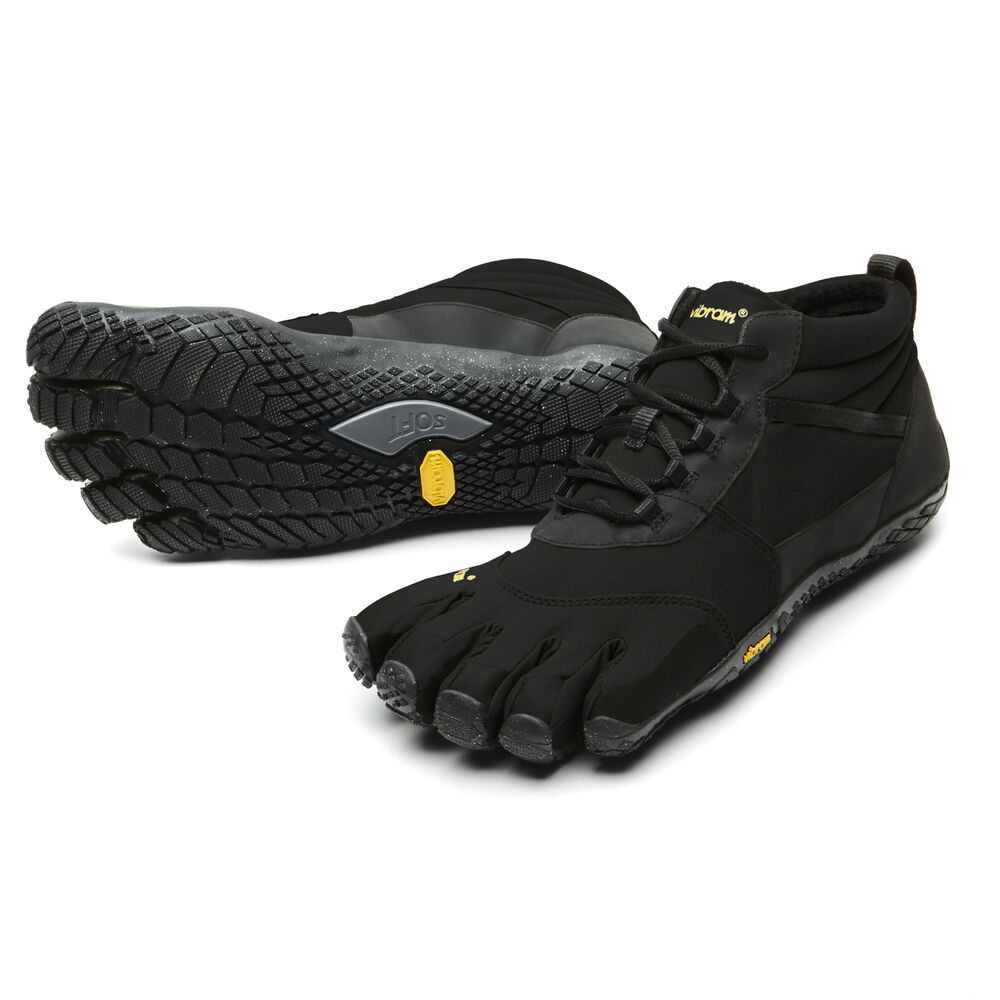 Vibram Fivefingers V-Trek Insulated Erkek 5 Parmak Ayakkabı Siyah,QG6913784